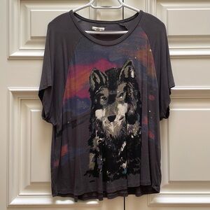 Oversized Wolf Shirt